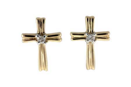 A019-08131: EARRINGS .03 TW