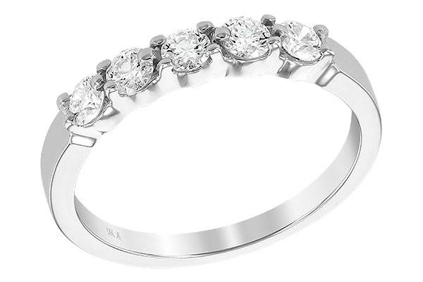 A204-49931: LDS DIA WED RG .50 TW (5 STONES)