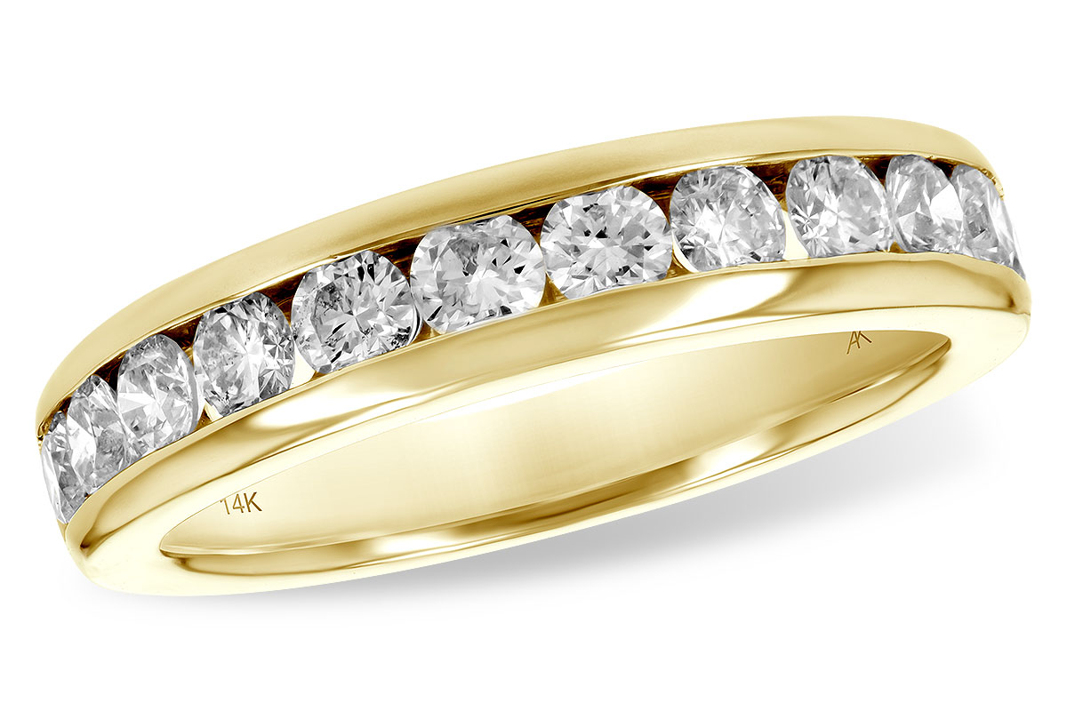 A207-26331: LDS WED RG 1.00 TW (12 STONES)
