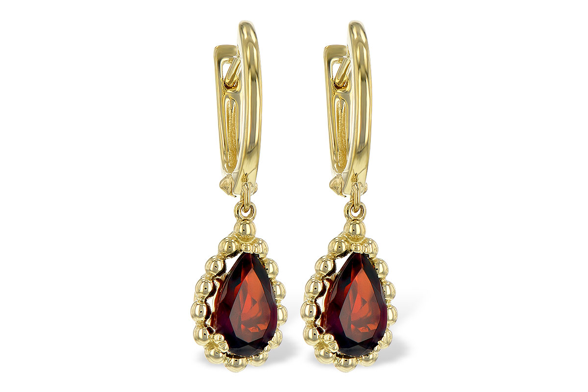 A208-13622: EARR 1.82 GARNET TW