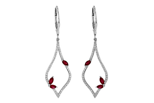 A209-00868: EARR .60 RUBY .95 TGW