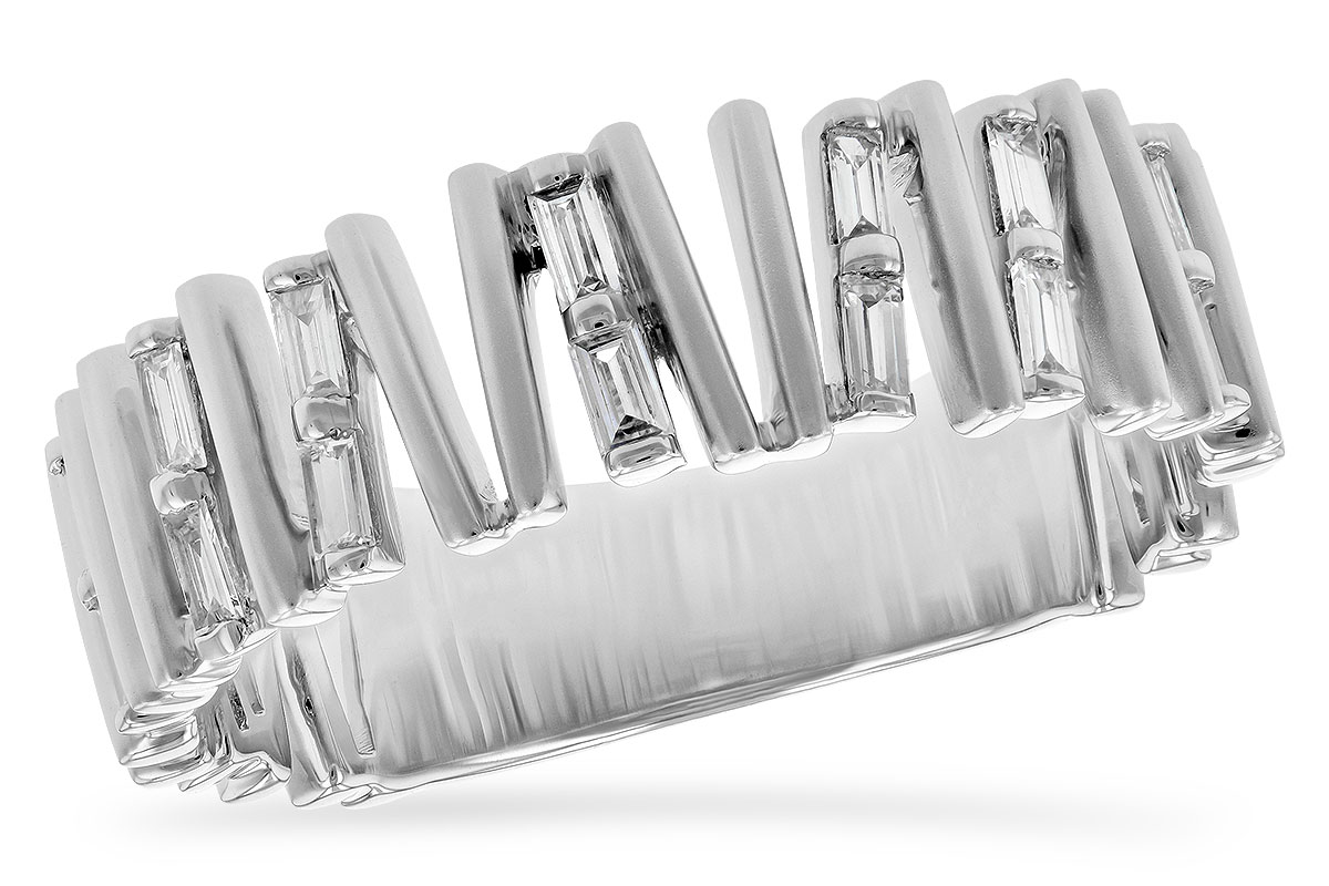 A209-05377: LDS DIA WED RG .24 TW BAGUETTES