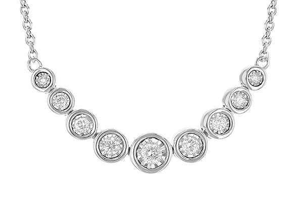 A209-05386: NECKLACE .25 TW (18")