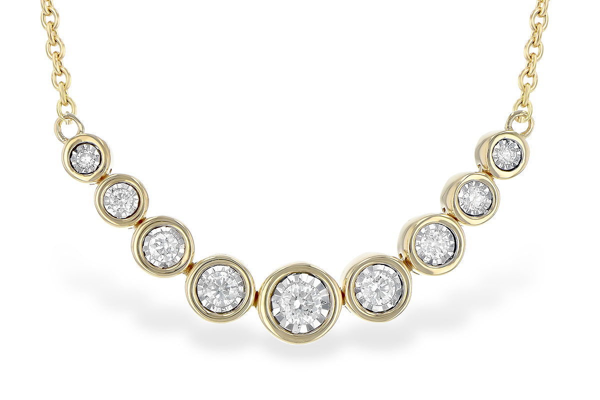 A209-05386: NECKLACE .25 TW (18")