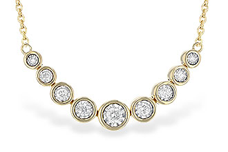 A209-05386: NECKLACE .25 TW (18")