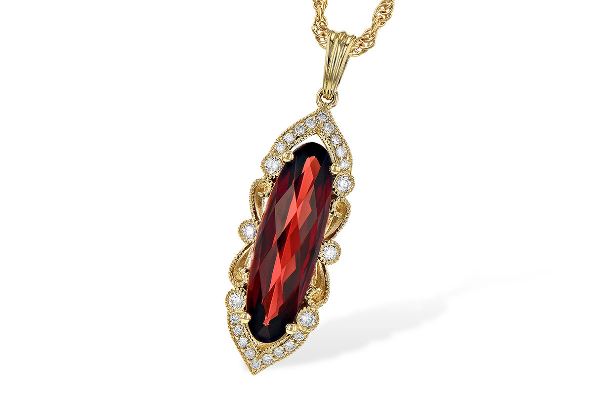 A209-06340: NECK 2.58 GARNET 2.70 TGW