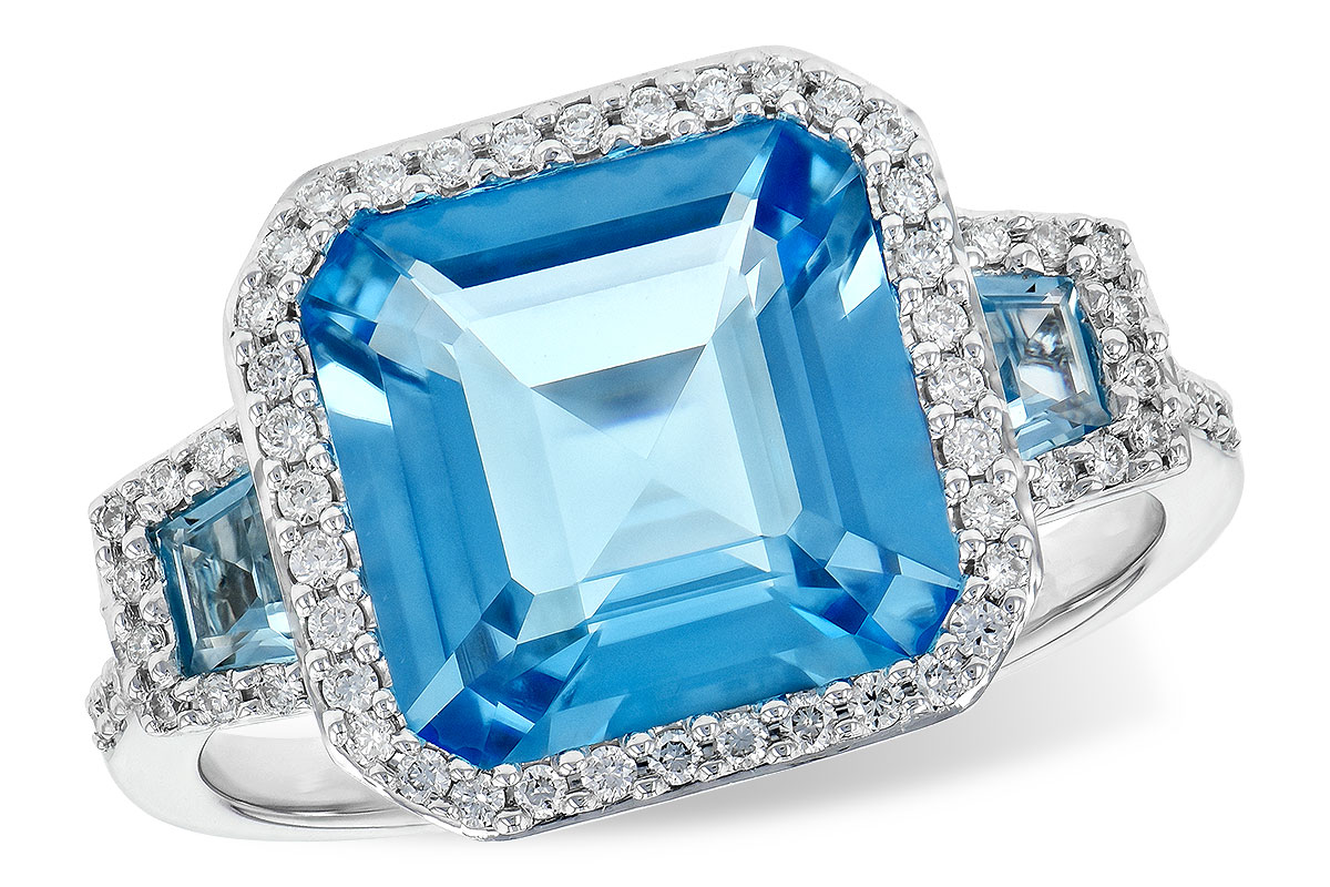 A209-08140: LDS RG 4.40 TW BLUE TOPAZ 4.60 TGW