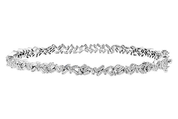 A291-74504: BANGLE .84 TW BAGUETTE DIAS