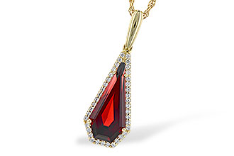 A291-75368: NECK 4.00 GARNET 4.17 TGW