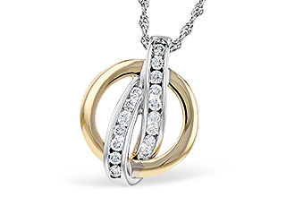 A291-76304: NECKLACE .25 TW