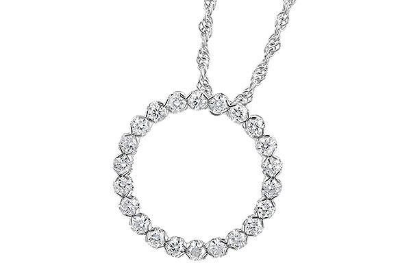 A291-79004: NECKLACE .50 TW