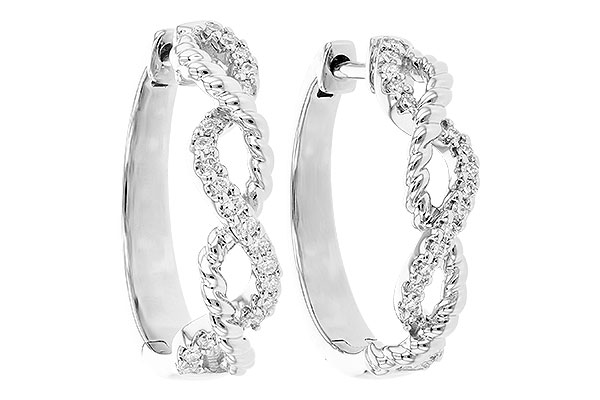 A291-80886: EARRINGS .18 TW