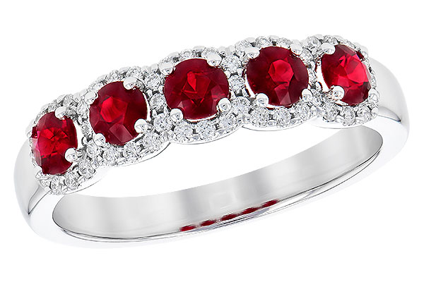 A292-64459: LDS RG .66 TW RUBY .86 TGW