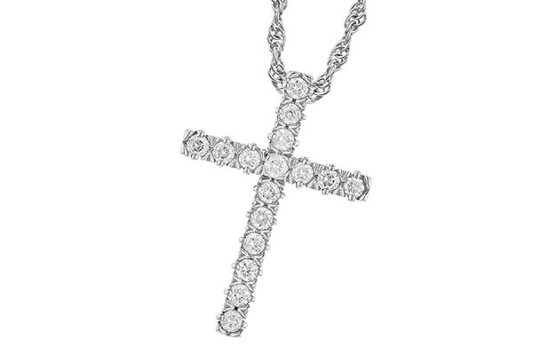 A292-64495: NECKLACE .25 TW
