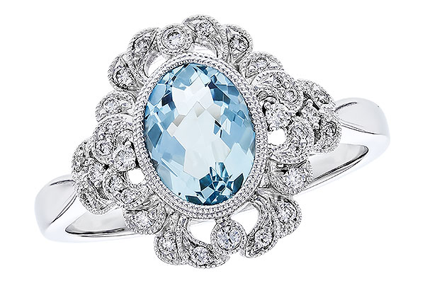 A292-66331: LDS RG .98 AQUA 1.14 TGW (8x6MM AQ)
