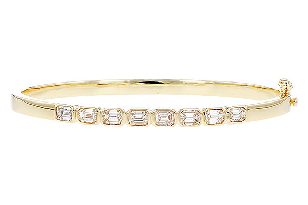 A292-67231: BANGLE 2.00 TW EMERALD CUTS