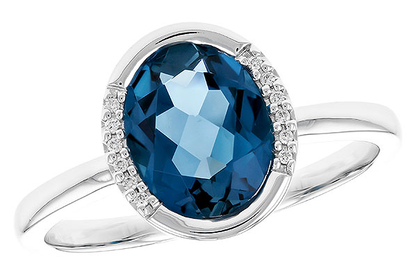 A292-68159: LDS RG 1.90 TW LONDON BLUE TOPAZ 1.93 TGW(9x7 LBT)