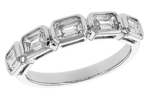 A292-69086: LDS DIA WED RG 1.20 TW EMERALD CUTS