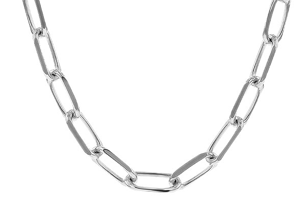 A292-69968: PAPERCLIP SM (18IN, 2.40MM, 14KT, LOBSTER CLASP)