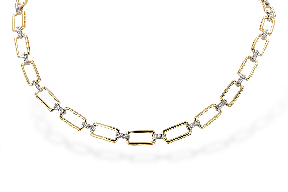 A292-70895: NECKLACE .50 TW (17")