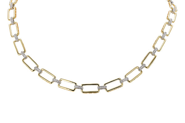 A292-70895: NECKLACE .50 TW (17")