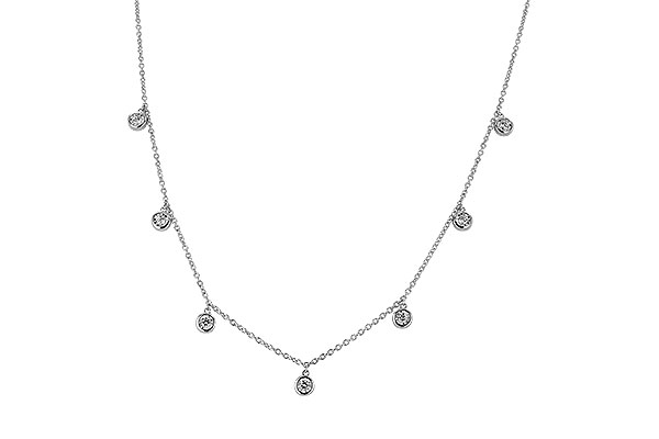 A292-71768: NECKLACE .32 TW (18")