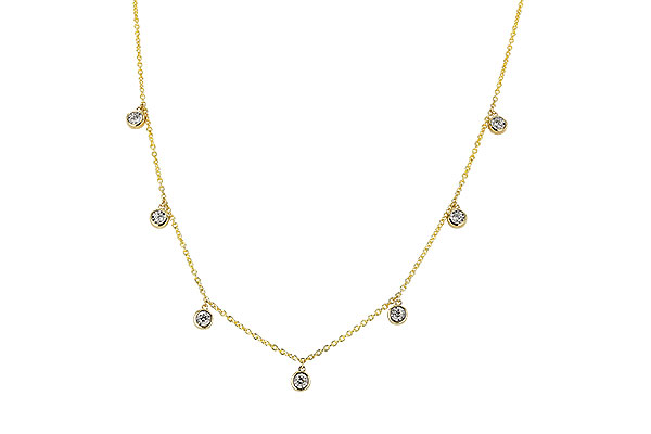 A292-71768: NECKLACE .32 TW (18")
