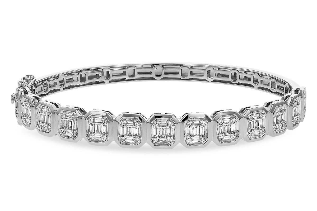 A293-55431: BANGLE .81 TW BAGUETTE 1.00 TW