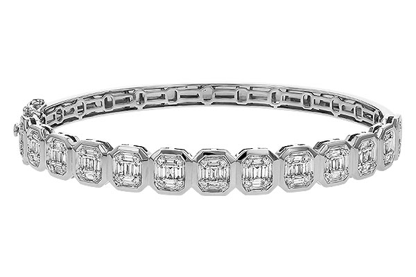 A293-55431: BANGLE .81 TW BAGUETTE 1.00 TW