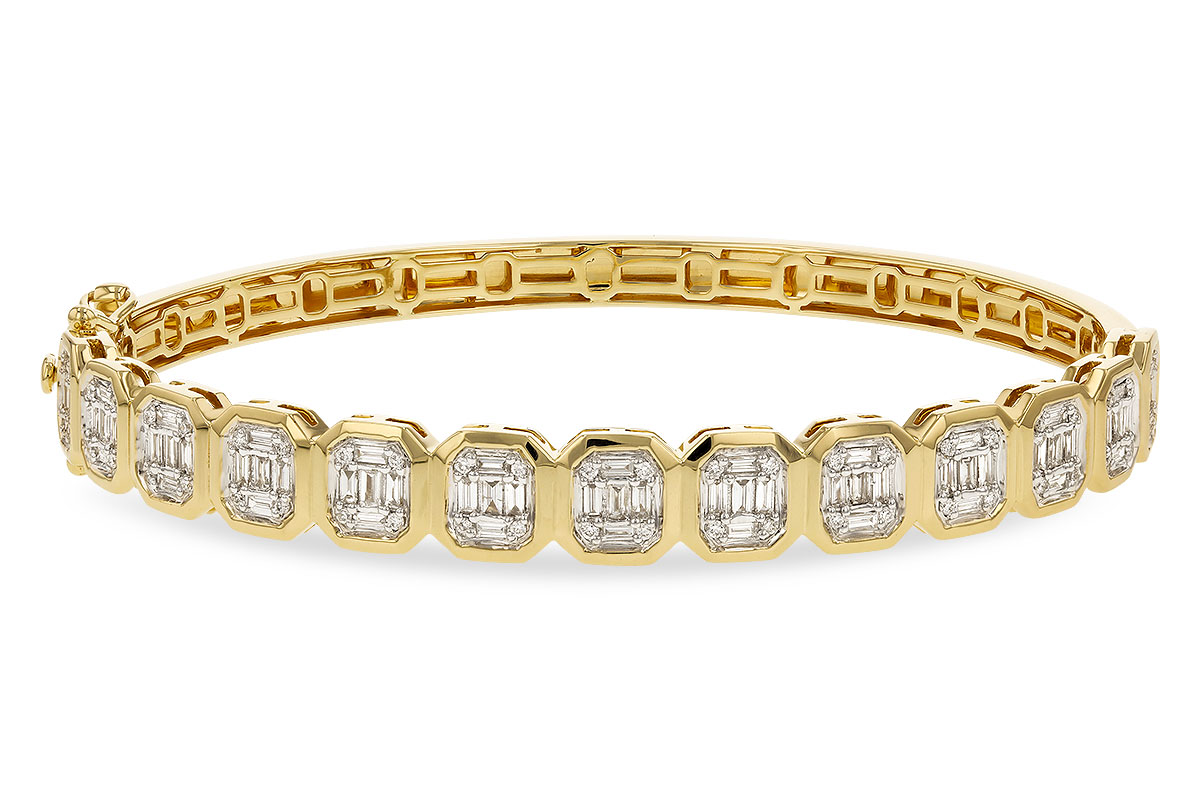 A293-55431: BANGLE .81 TW BAGUETTE 1.00 TW