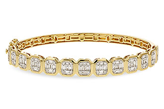 A293-55431: BANGLE .81 TW BAGUETTE 1.00 TW