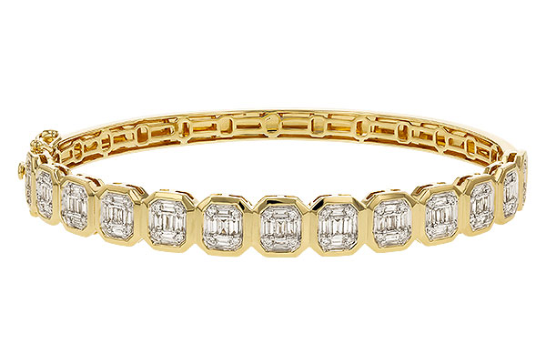 A293-55431: BANGLE .81 TW BAGUETTE 1.00 TW