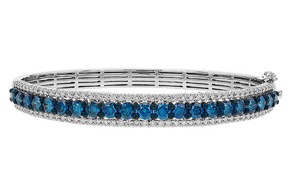 A293-59968: BANGLE 4.05 BLUE DIAS 5.50 TW