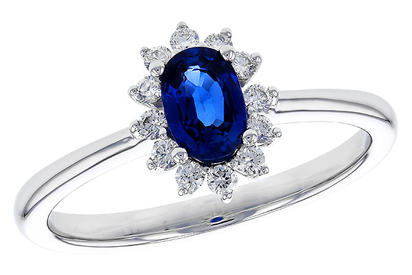 A293-62722: LDS RG .55 SAPPHIRE .71 TGW (6x4MM SAPP)