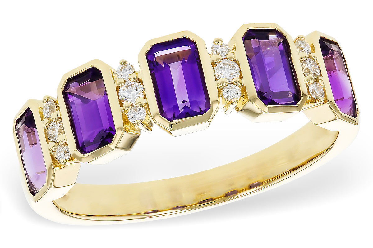 A293-63577: LDS RG 1.18 TW AMETHYST 1.30 TGW
