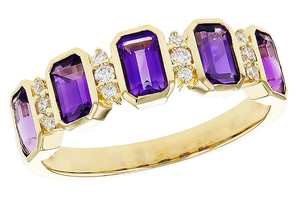 A293-63577: LDS RG 1.18 TW AMETHYST 1.30 TGW