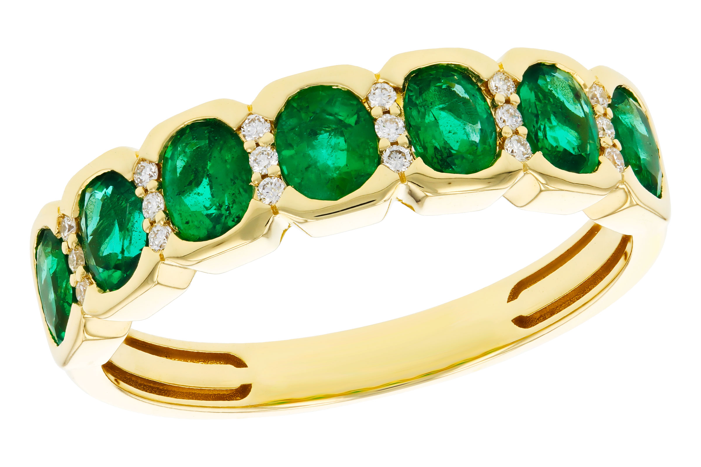 A294-48168: LDS WED RG 1.15 TW EMERALD 1.22 TGW