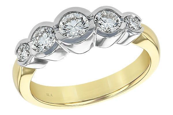 B111-79040: LDS WED RING 1.00 TW