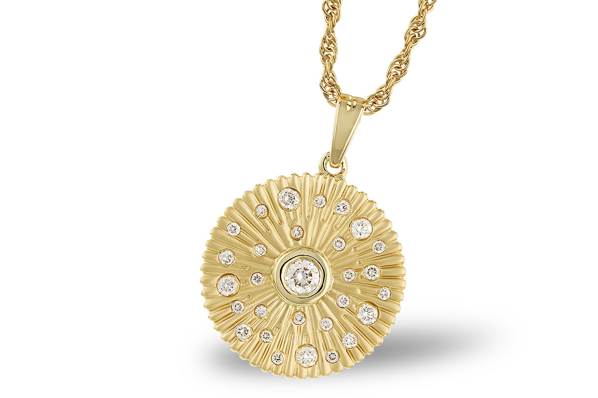 B202-68177: NECKLACE .24 TW