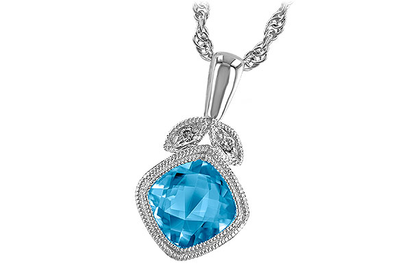 B205-43586: NECK 1.05 BLUE TOPAZ 1.06 TGW