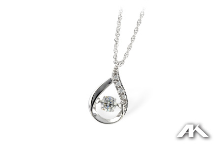 B206-31731: NECKLACE .19 TW