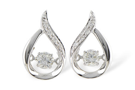 B207-19986: EARRINGS .37 TW