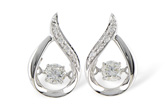 B207-19986: EARRINGS .37 TW