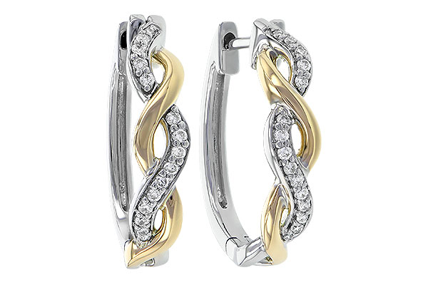 B208-09986: EARRINGS .15 TW