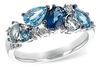 B208-09995: LDS RG 2.05 BLUE TOPAZ 2.16 TGW
