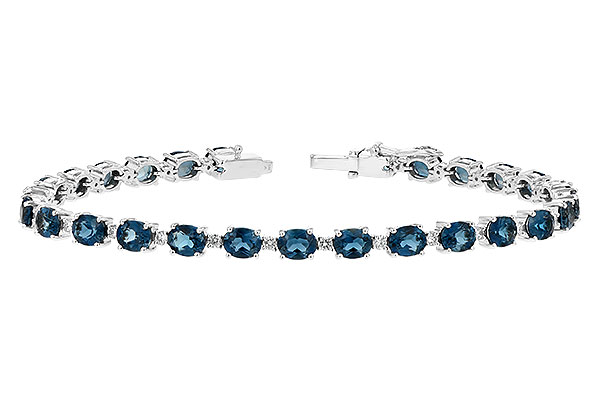 B208-11740: BRACELET 8.97 LONDON BLUE TPZ 9.55 TGW