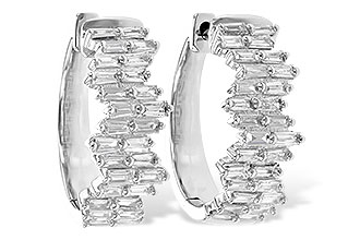 B209-05440: EARR .70 TW BAGUETTE DIAS