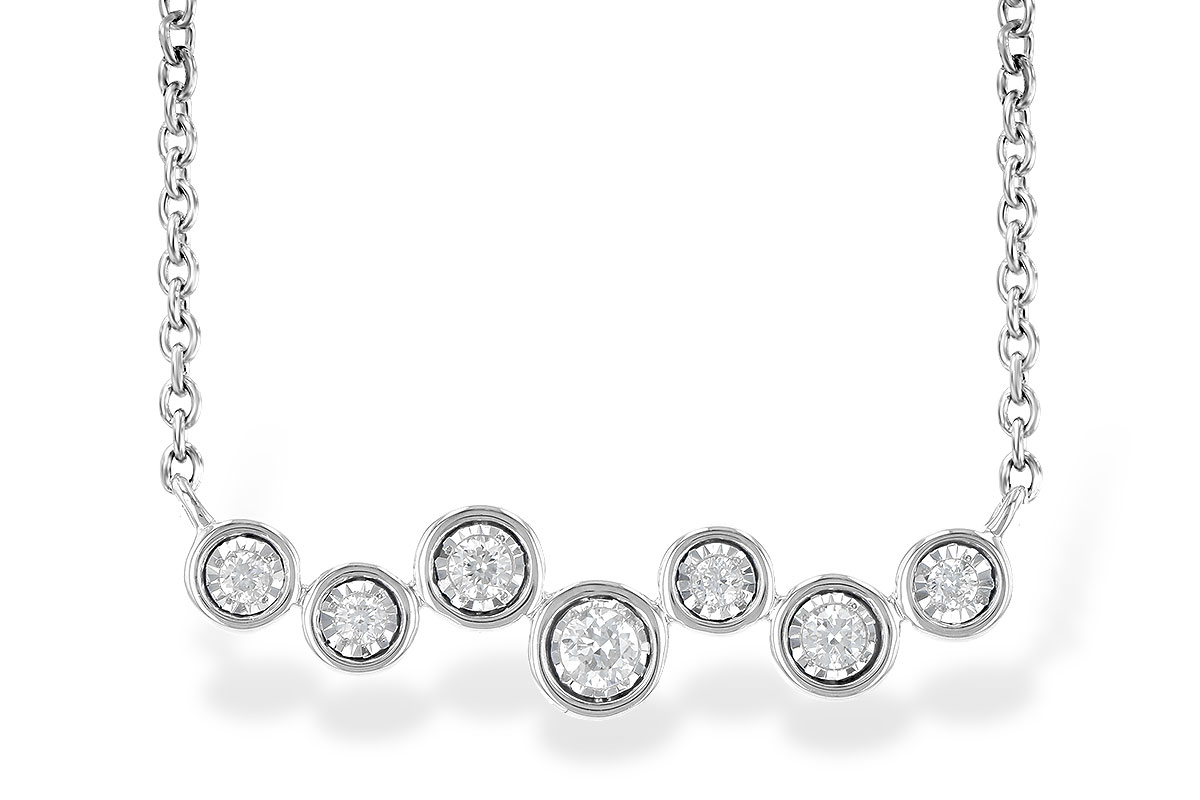 B209-07268: NECKLACE .13 TW