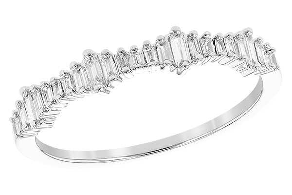 B291-79968: LDS WED RG .20 TW BAGUETTES