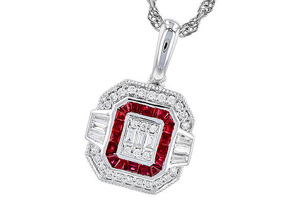 B292-64468: NECK .29 TW RUBY .48 TGW